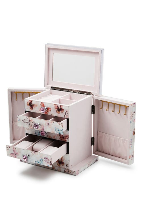Mackenzie-childs Mackenzie Childs Eternity Rosy Check Jewelry Armoire In Multi