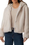 KUT from the Kloth Saskia Hooded Faux Fur Jacket