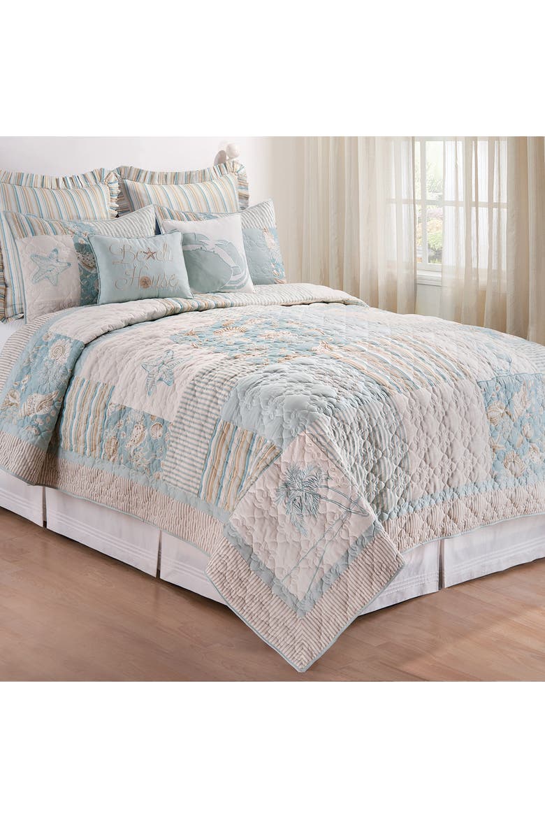 Sandbridge Quilt Bedding Collection, Alternate, color, Green