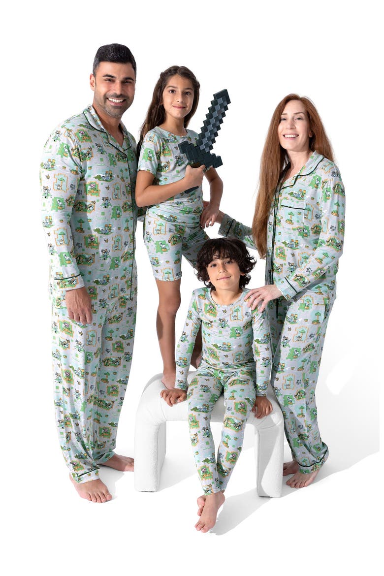 Kids' Minecraft Overworld Dreams Set of 2 Piece Pajamas, Alternate, color, Minecraft Overworld Dreams