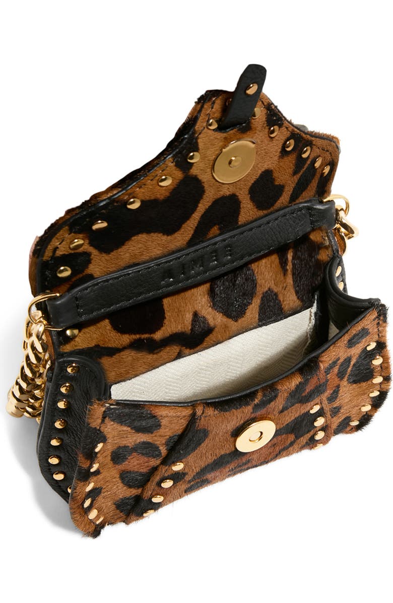 AIMEE Micro Amour Novelty Genuine Calf Hair Crossbody Bag, Alternate, color, Wildcat Haircalf
