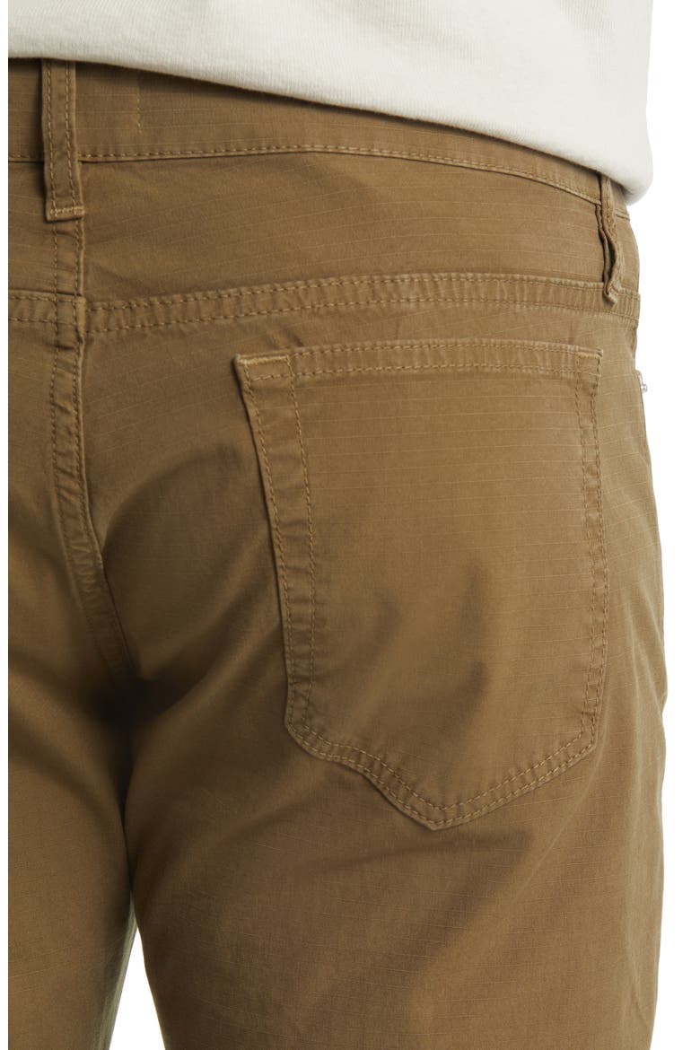 L'Homme Slim Fit Ripstop Stretch Cotton Pants, Alternate, color, GARAGE SURPLUS GREEN