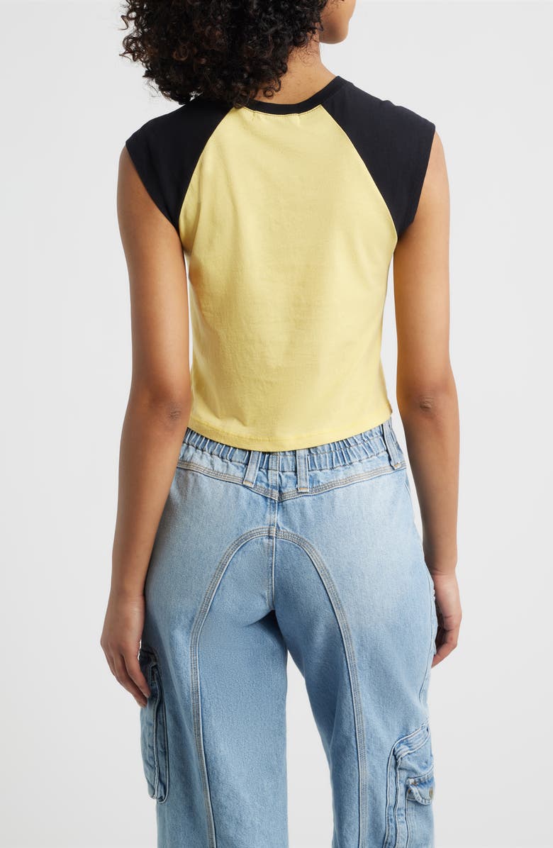 Daydreamer Grateful Dead Graphic Raglan T-Shirt, Alternate, color, Poppy Yellow / Black