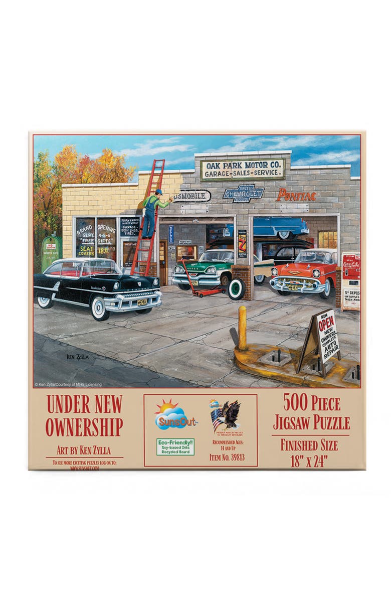 Sunsout Under New Ownership 500 piece Jigsaw Puzzle for Adults, Alternate, color, Multicolor