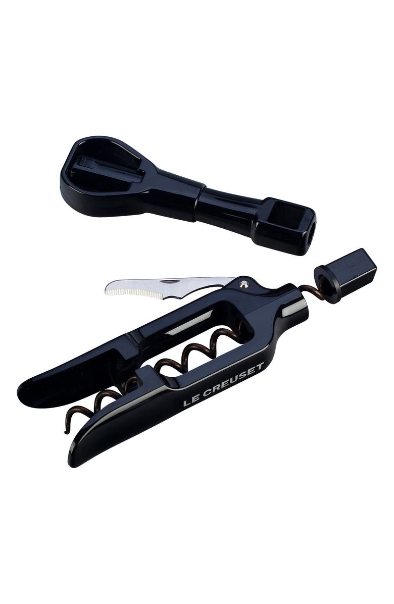 Le Creuset Black Original Pocket Model, Alternate, color, Black