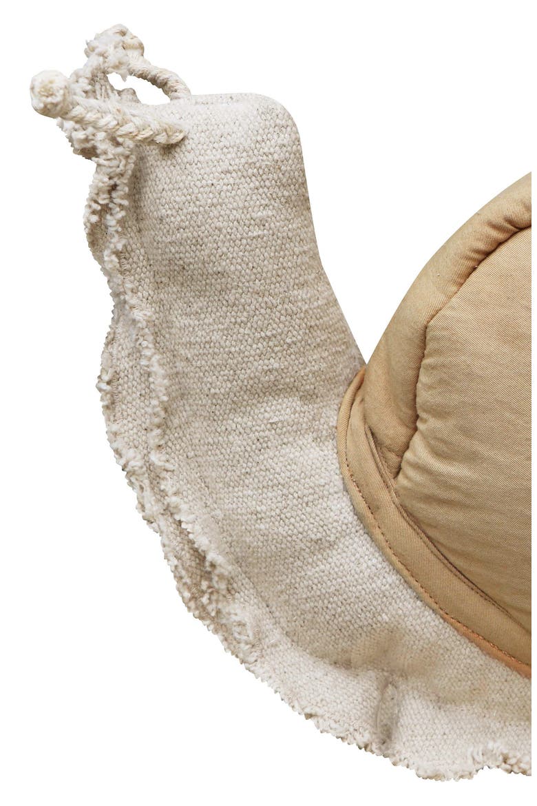 Lazy Snail Cushion, Alternate, color, NATURAL HONEY