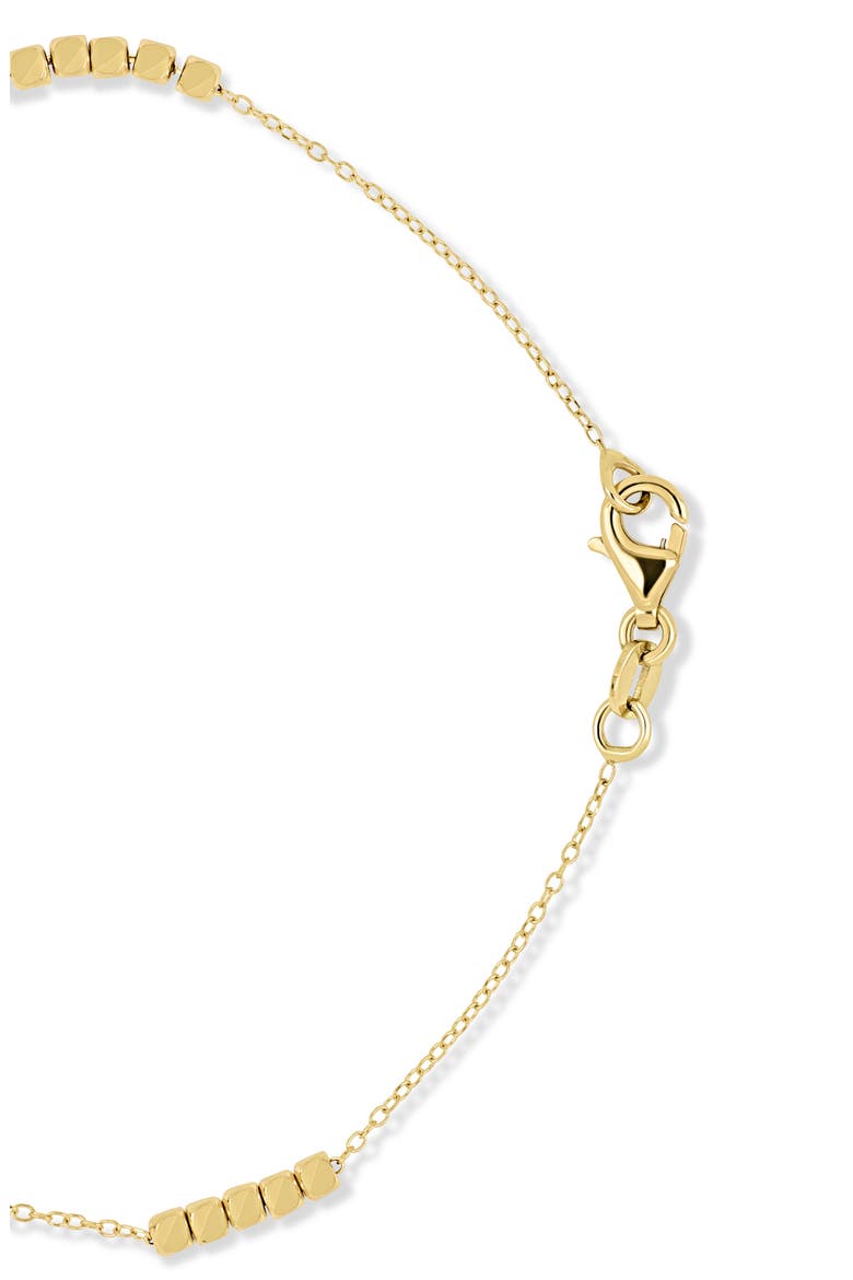 14k Gold Bead Chain Bracelet, Alternate, color, 14KY