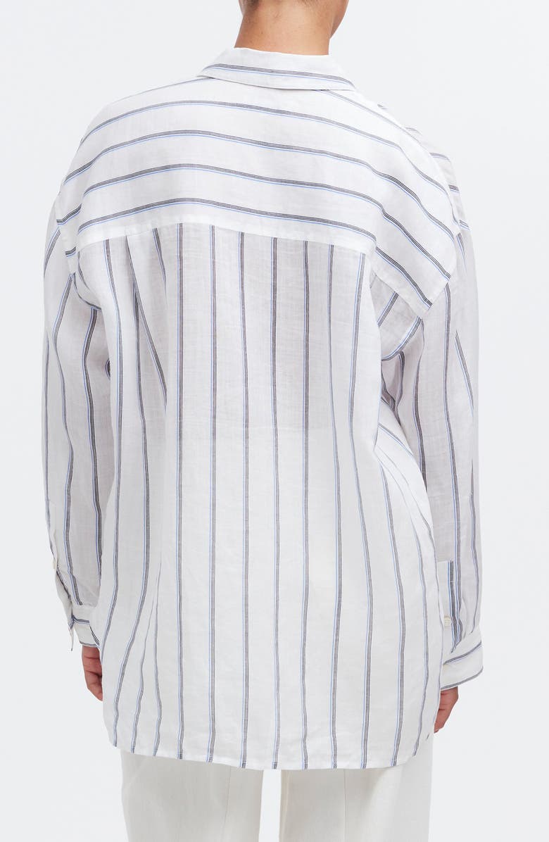 Madewell The Oversized Stripe Button-Up Shirt, Alternate, color,