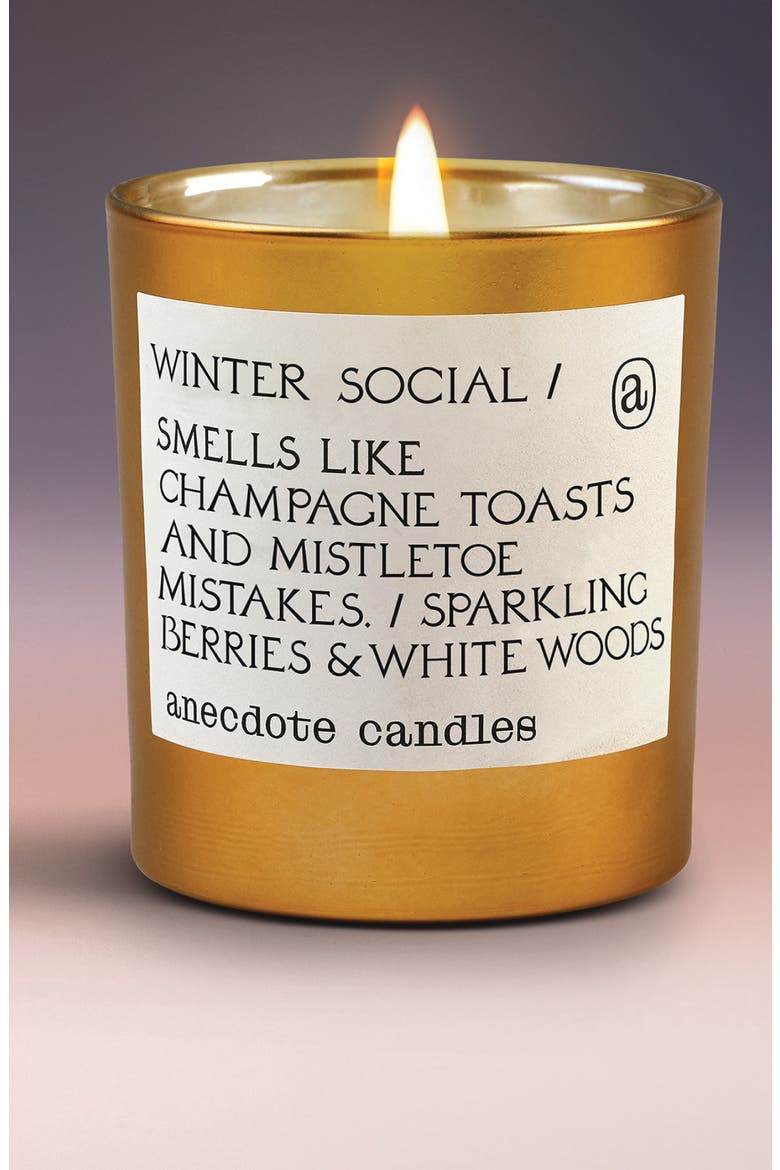 Winter Social Candle, Alternate, color, GOLD