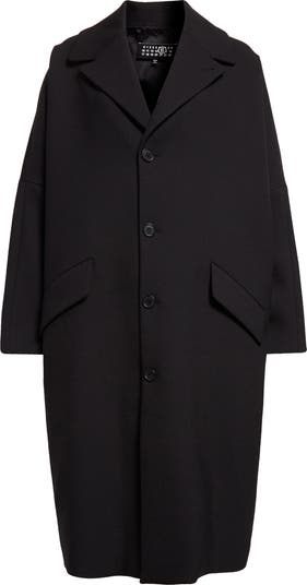 MM6 Maison Margiela Oversize Stretch Gabardine Coat | Nordstrom