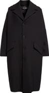 MM6 Maison Margiela Oversize Stretch Gabardine Coat