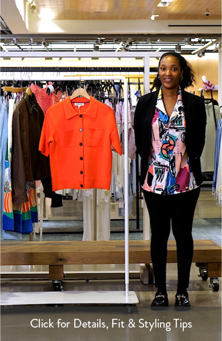 Knit Button-up Top, sales video thumbnail