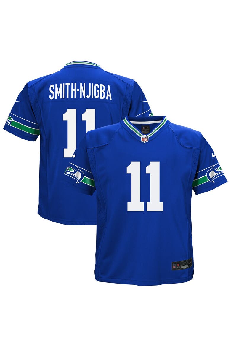 Toddler Nike Jaxon Smith-Njigba Royal Seattle Seahawks Alternate Game Jersey, Main, color, Royal