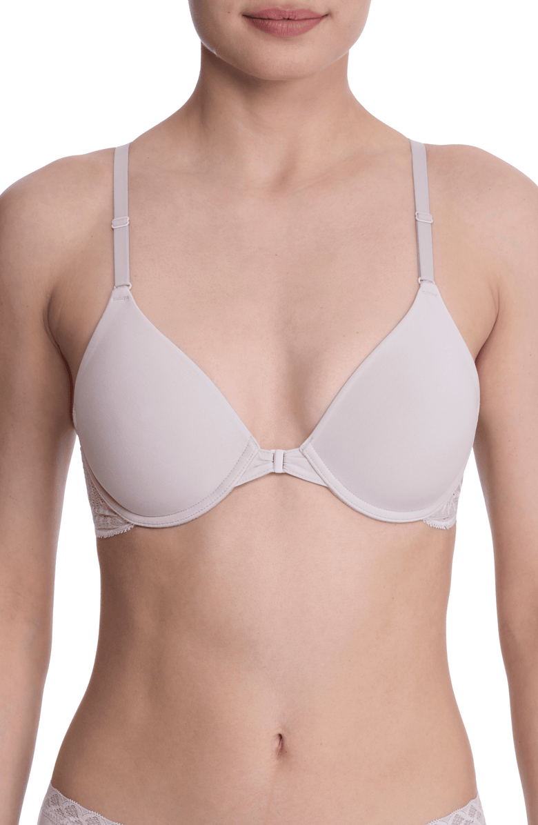 Natori Front Close Racerback Underwire T-Shirt Bra, Main, color, 