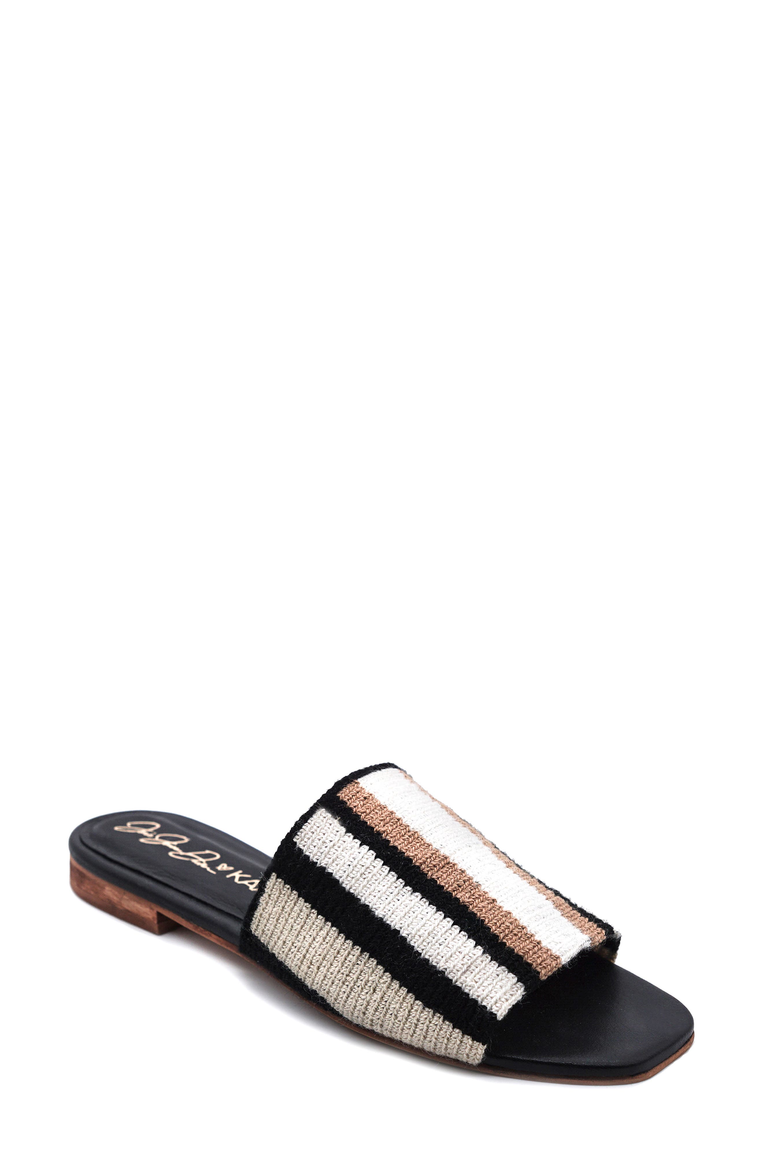 x Jessie James Decker Bronte Slide Sandal, Main, color, BLACK