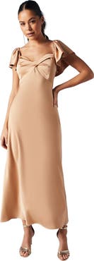 Oasis Angel Sleeve Bridesmaid Dress