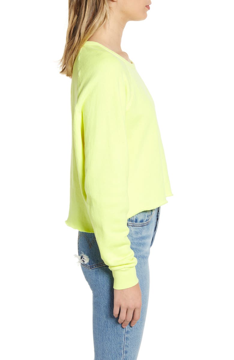 PST by Project Social T Raw Edge Sweatshirt, Alternate, color, 