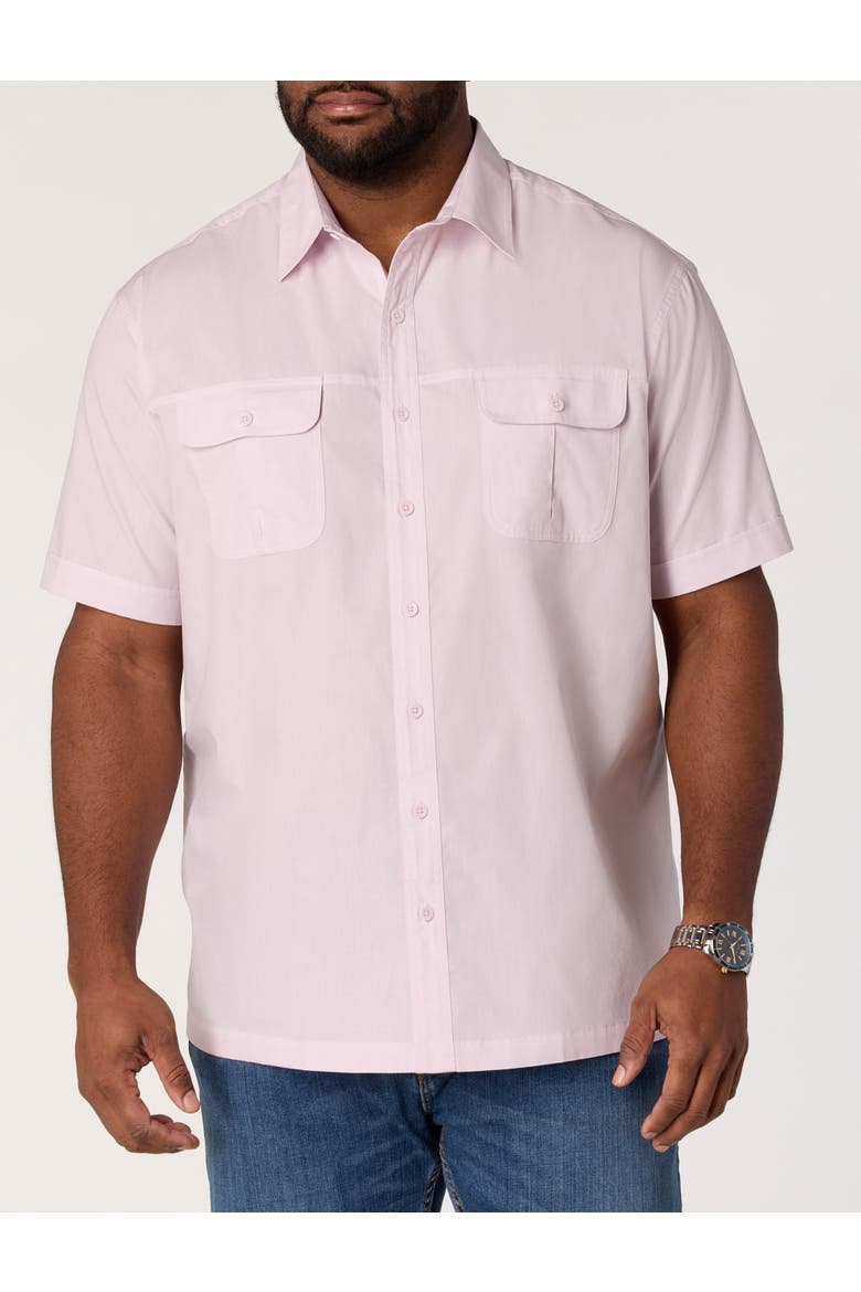 Big & Tall Co-Pilot Sport Shirt, Main, color, LAVENDER FOG