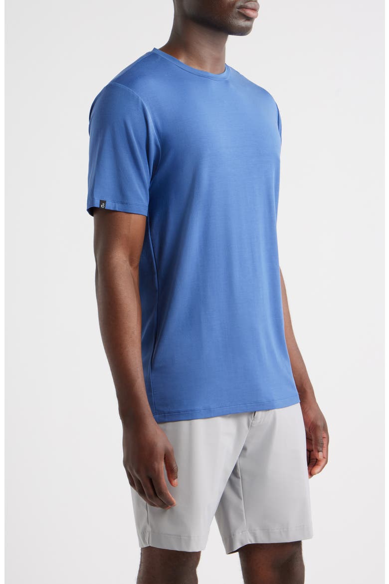Ezra Performance Lyocell Blend T-Shirt, Alternate, color, BLUE
