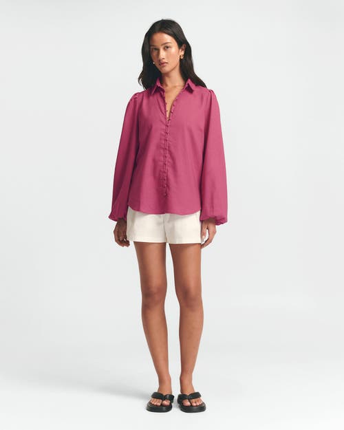 St Mrlo Pico Blouse In Pink