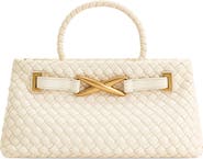 JW PEI Elora Woven Faux Leather Tote Bag