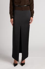 TOM FORD Tailored Satin Maxi Skirt
