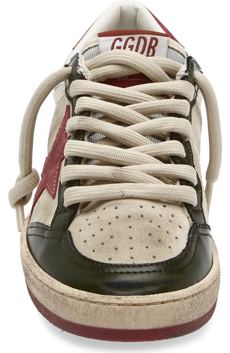 Golden Goose Ball Star Sneaker, Alternate, color, Beige/ Green/ Mint/ Pink
