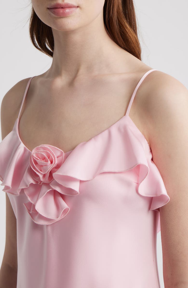 WAYF Ianthe Ruffle Gown, Alternate, color, Baby Pink