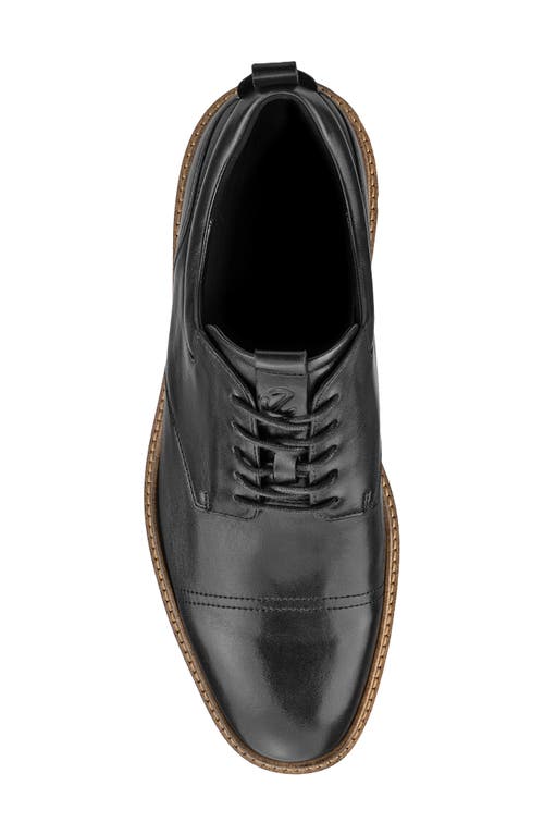 Ecco St.1 Hybrid Cap Toe Derby In Black