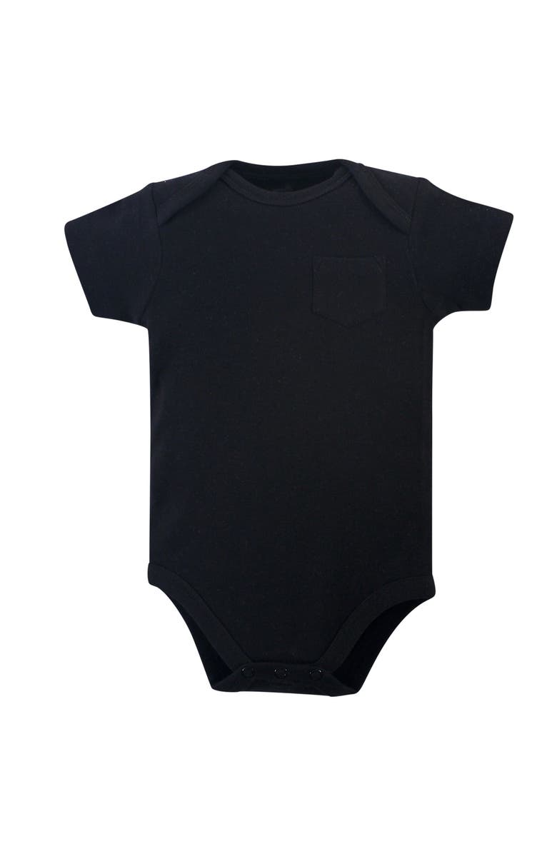 Touched by Nature Organic Cotton Infant One-Pieces, Alternate, color, Mr. Moon