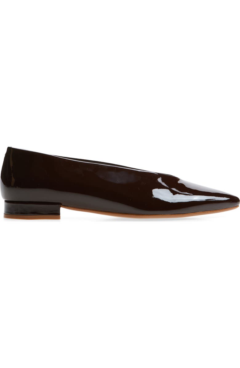 Jeffrey Campbell Hinted Pointed Toe Flat, Alternate, color, Coffee Patent