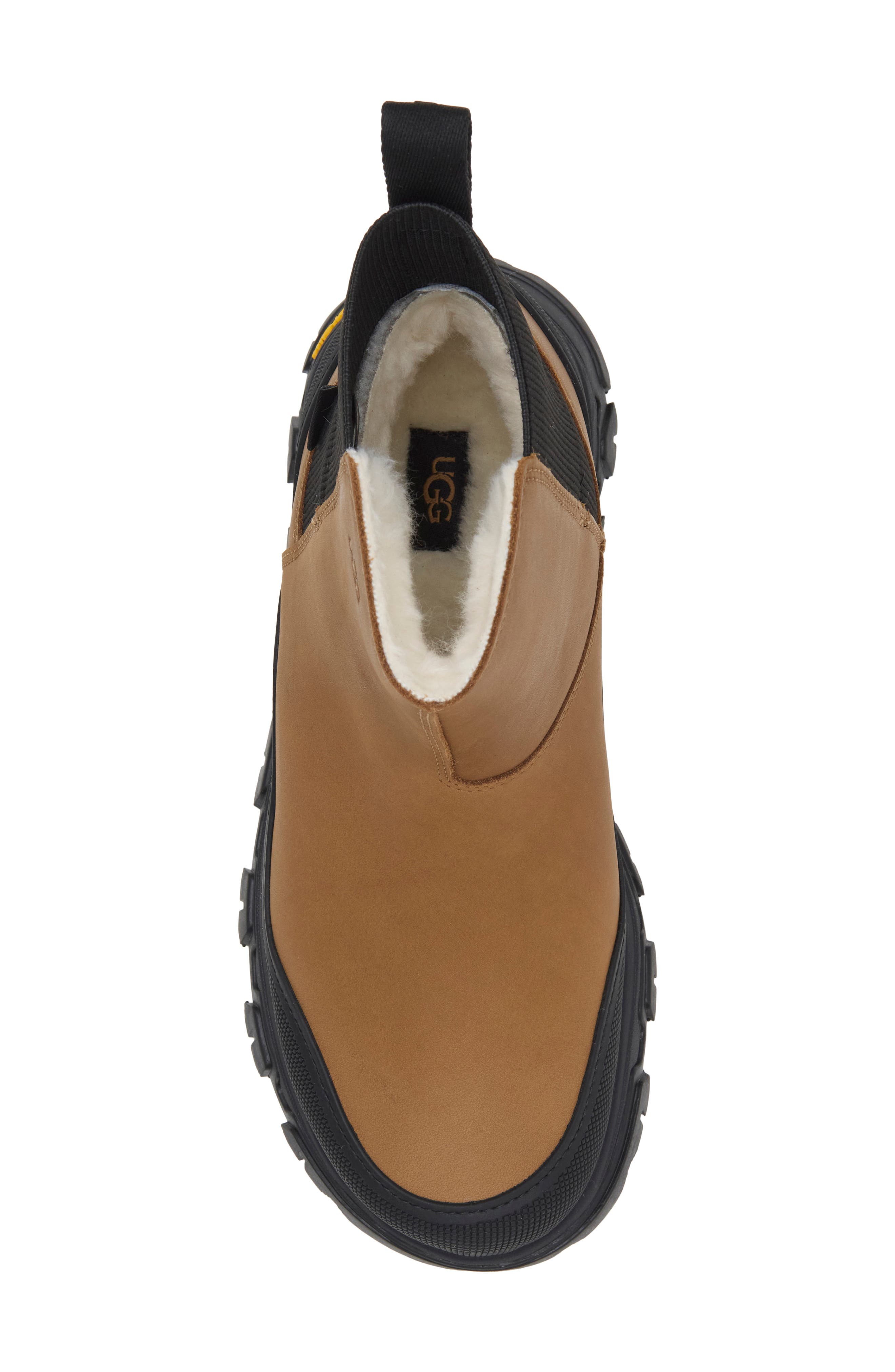 Metrotrek Leather Chelsea Boot, Alternate, color, CHESTNUT