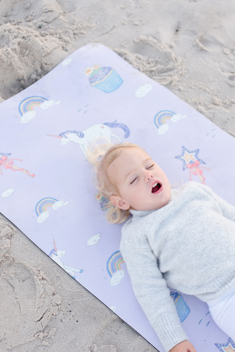 Kids Yoga Mat, Alternate, color, Enchanted Print