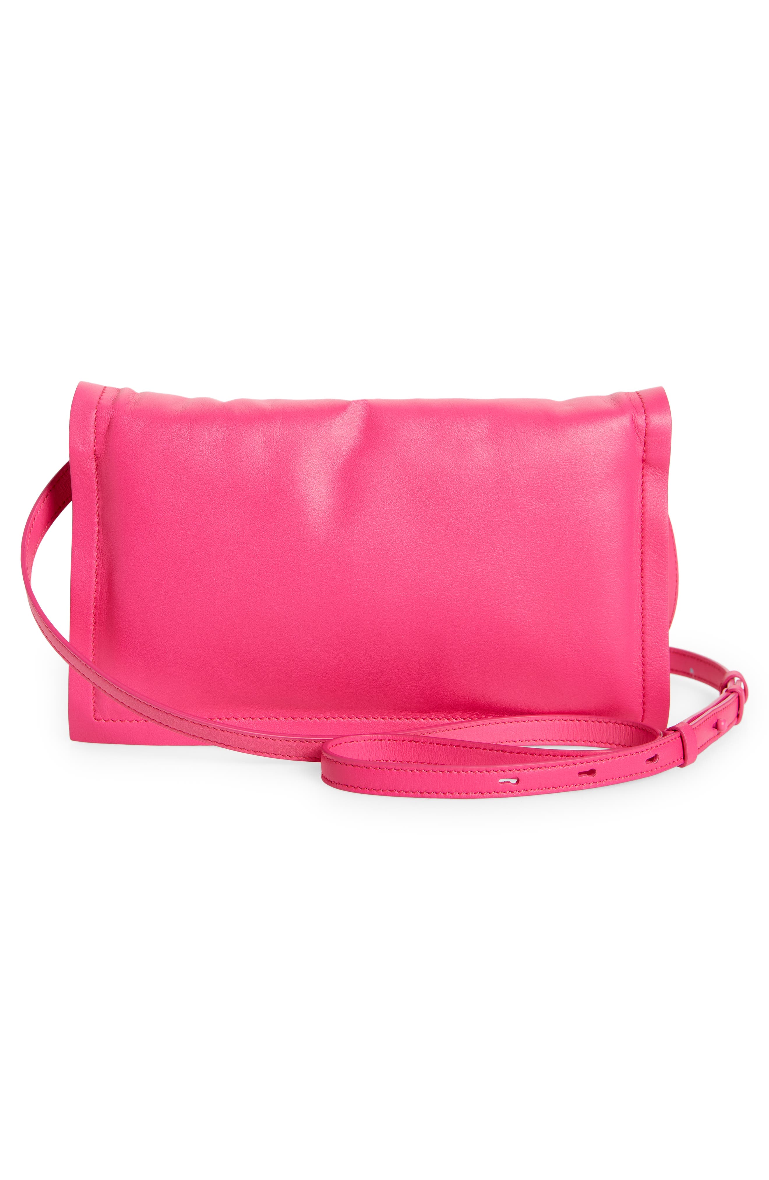 FERRAGAMO Salvatore Ferragamo Mini Viva Bow Puffy Leather Shoulder Bag, Alternate, color, 