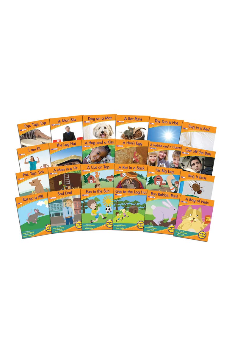 Junior Learning Letter Sound Readers Fiction Toy Phase 2, Alternate, color, Multicolored