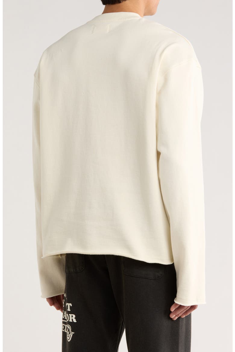 I Can See Long Sleeve Cotton Graphic T-Shirt, Alternate, color, WHITE