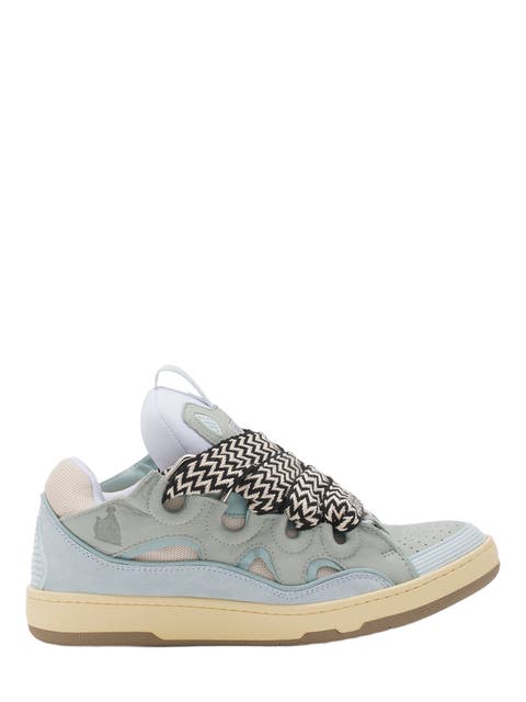 LEATHER CURB SNEAKERS (WOMEN AND MEN)