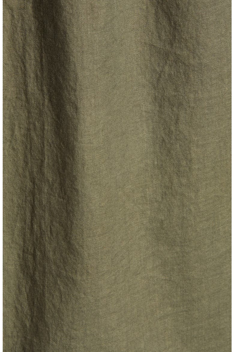 Laura Cotton Twill Utility Shirt, Alternate, color, BURNT OLIV