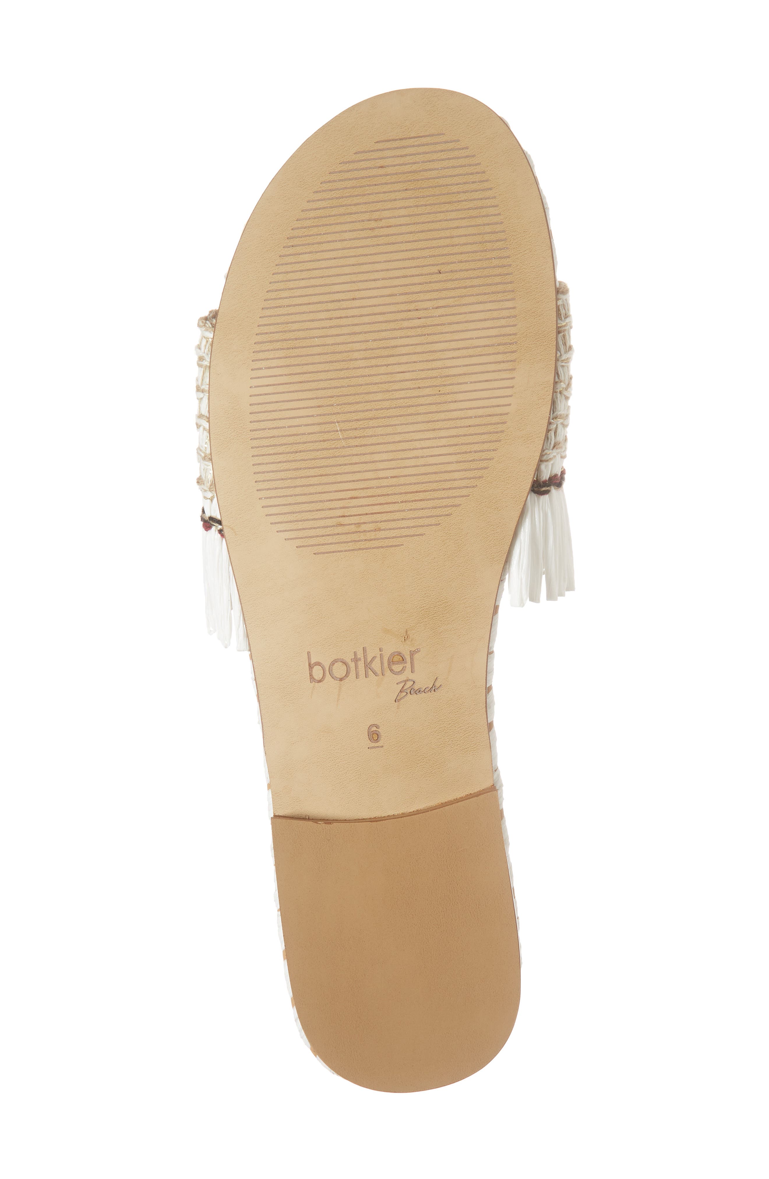 Bailee Slide Sandal, Alternate, color, WHITE FABRIC