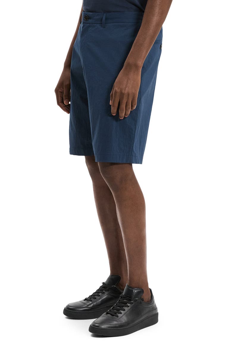 Flat Front Nylon Bermuda Shorts, Alternate, color, NOCTURNE NAVY