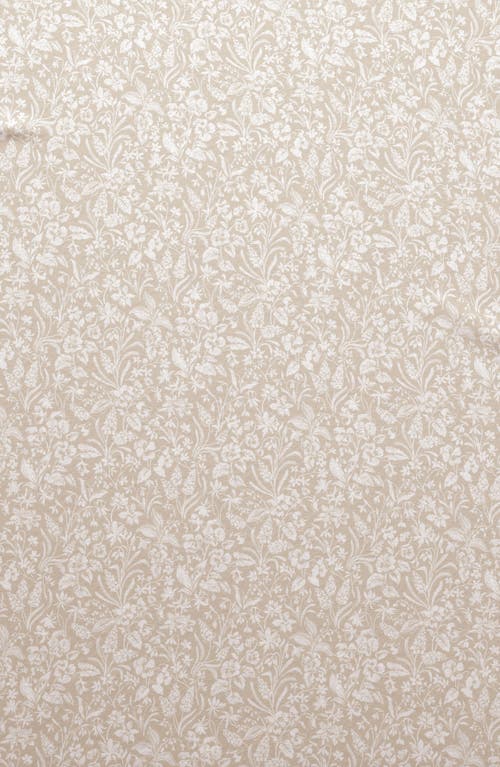 Woven & Weft Winter Floral 4-piece Flannel Bed Sheet Set In Neutral