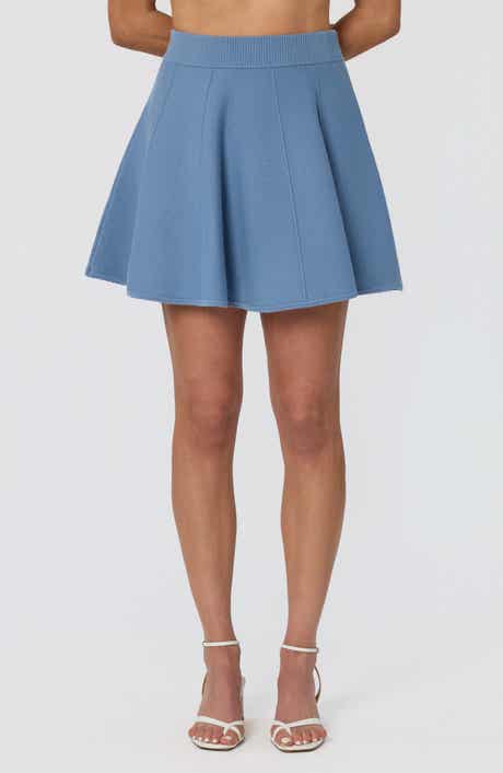 Shaylla Knit A-Line Miniskirt
