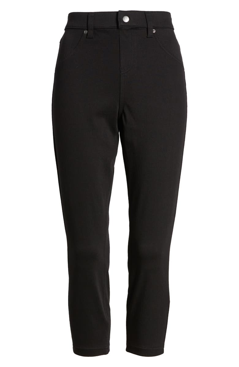 Hue Ultrasoft Denim Capri Leggings, Alternate, color, Black