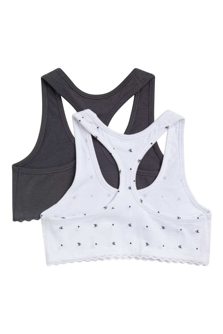 Kids' 2-Pack Bralettes, Alternate, color, BK TINY HEART