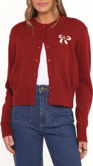 Petal & Pup Middleton Bow Cardigan