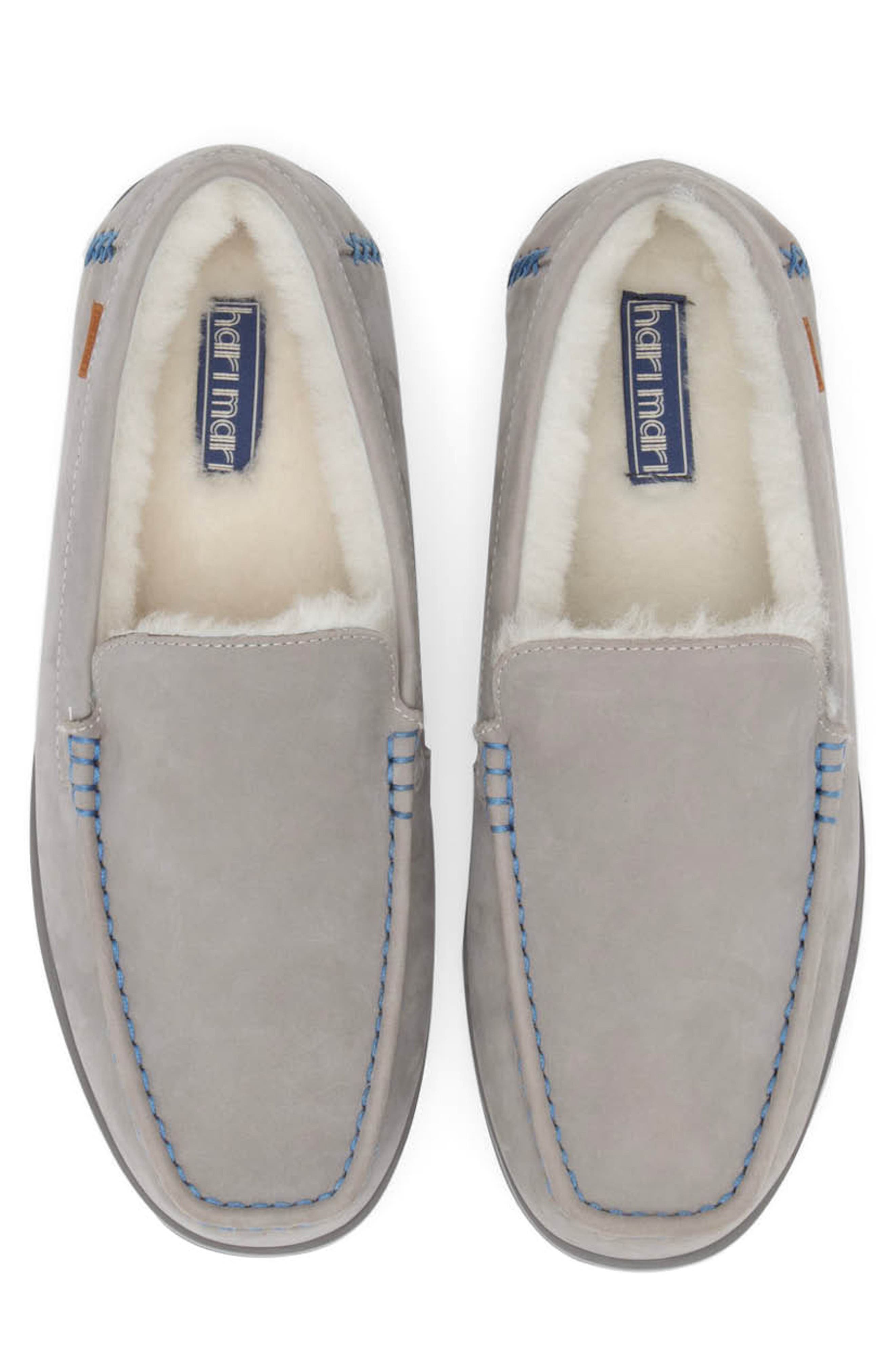 hari mari Sonoro Genuine Shearling Lined Slipper, Alternate, color, Light Gray