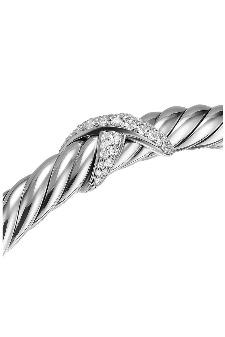 Cable Flex X Bracelet, Alternate, color, SILVER PAVE
