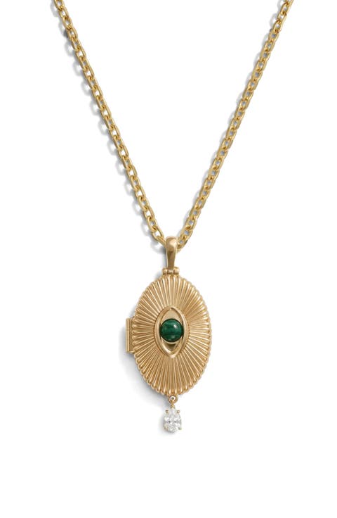 Lovers Eye Locket Necklace