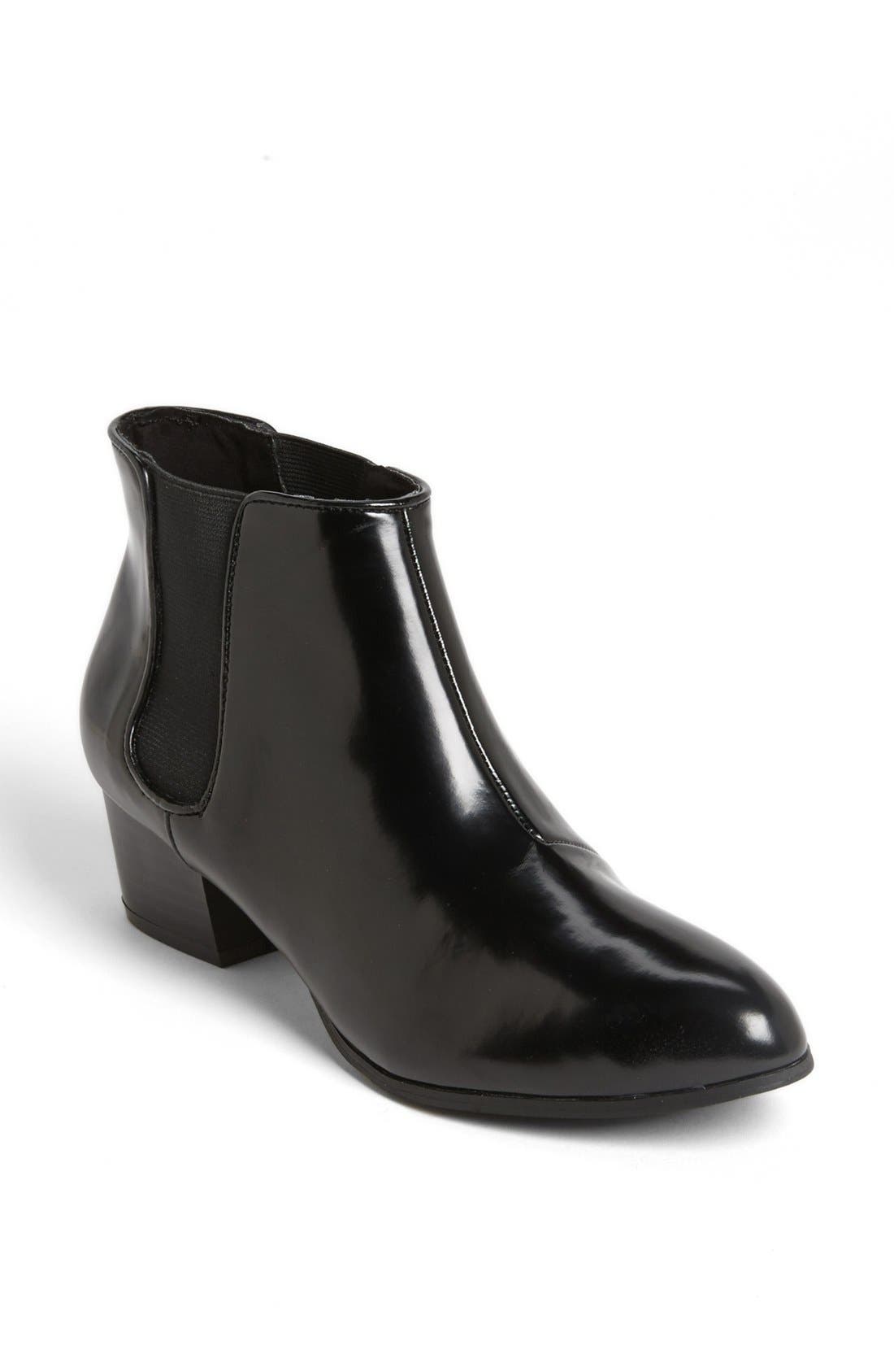 'Porto' Bootie, Main, color, BLACK