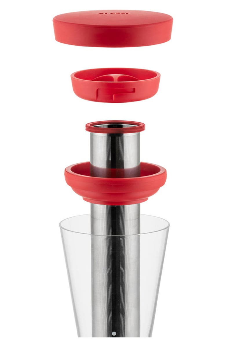 ALESSI Mazagran Cold Brew Carafe, Main, color, Black